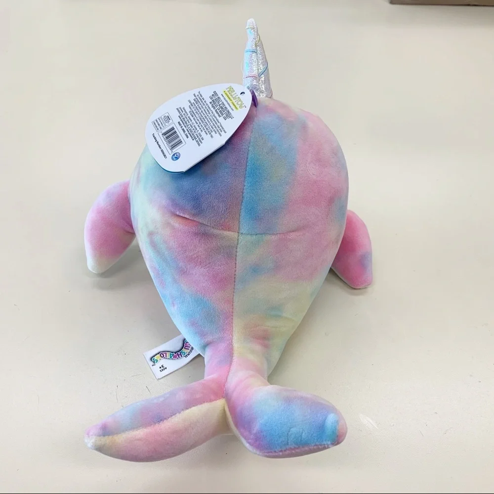 Squishmallows Natalie Narwhal KellyToy Plush 8” Stuffed Animal Toy‎ Collectible